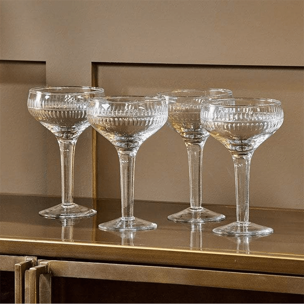 Nkuku Mila Champagne Glass Clear